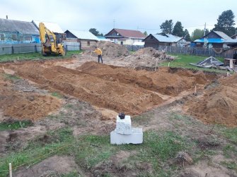 Одноэтажный дом из газобетона с гаражом