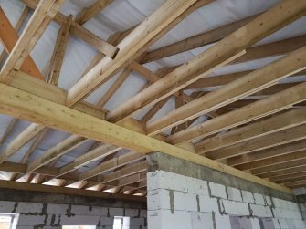 Одноэтажный дом из газобетона с гаражом