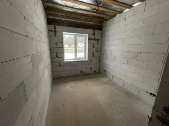 Одноэтажный дом из газобетона с гаражом