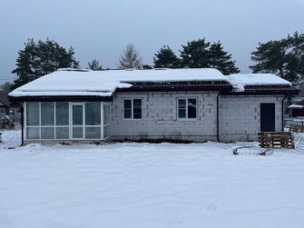 Одноэтажный дом из газобетона с гаражом